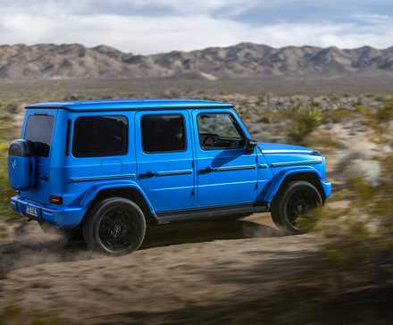 2025 Mercedes-Benz G 580 Electric Driving Right Side TopSpeed