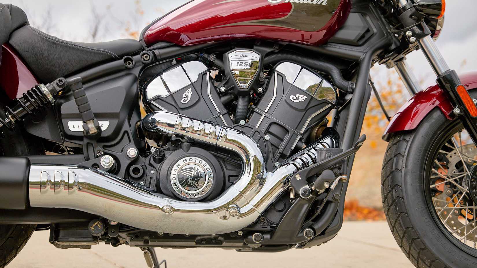 2025 Super Scout engine close-up detail