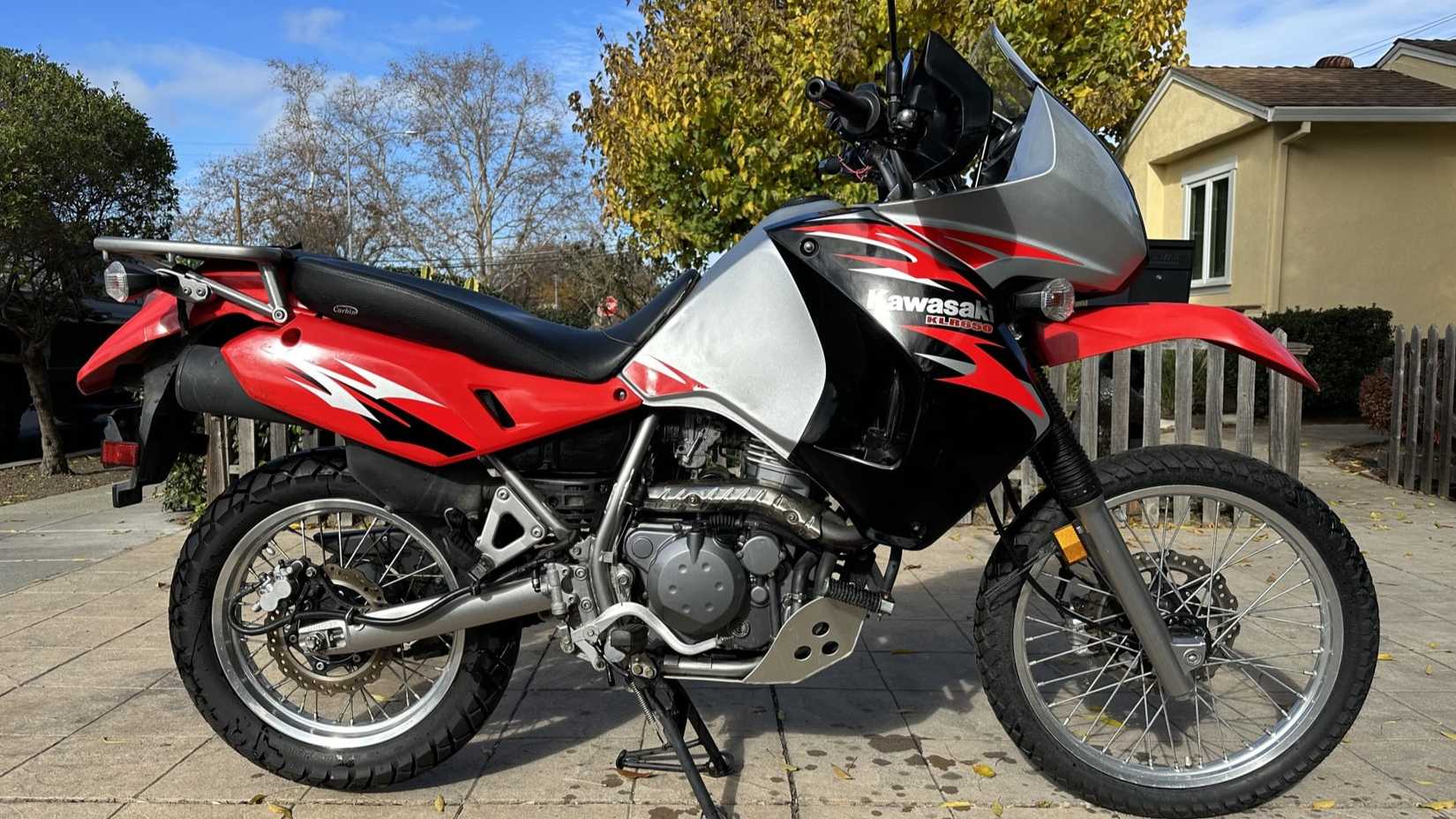2008 Kawasaki KLR 650 right side 