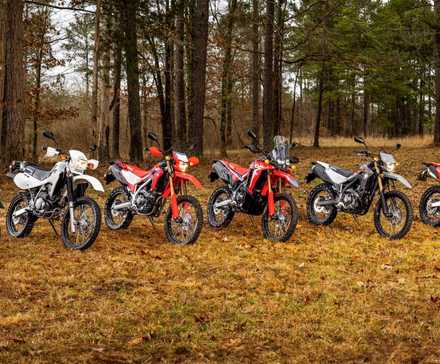 Motos esportivas duplas Honda