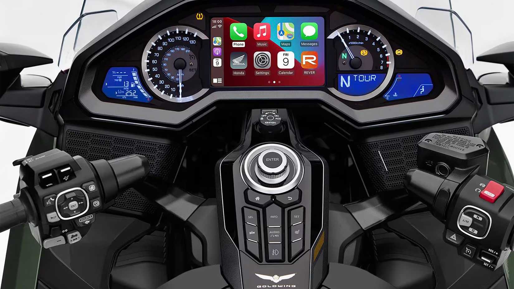 Honda Gold Wing standard wireless android auto and apple carplay