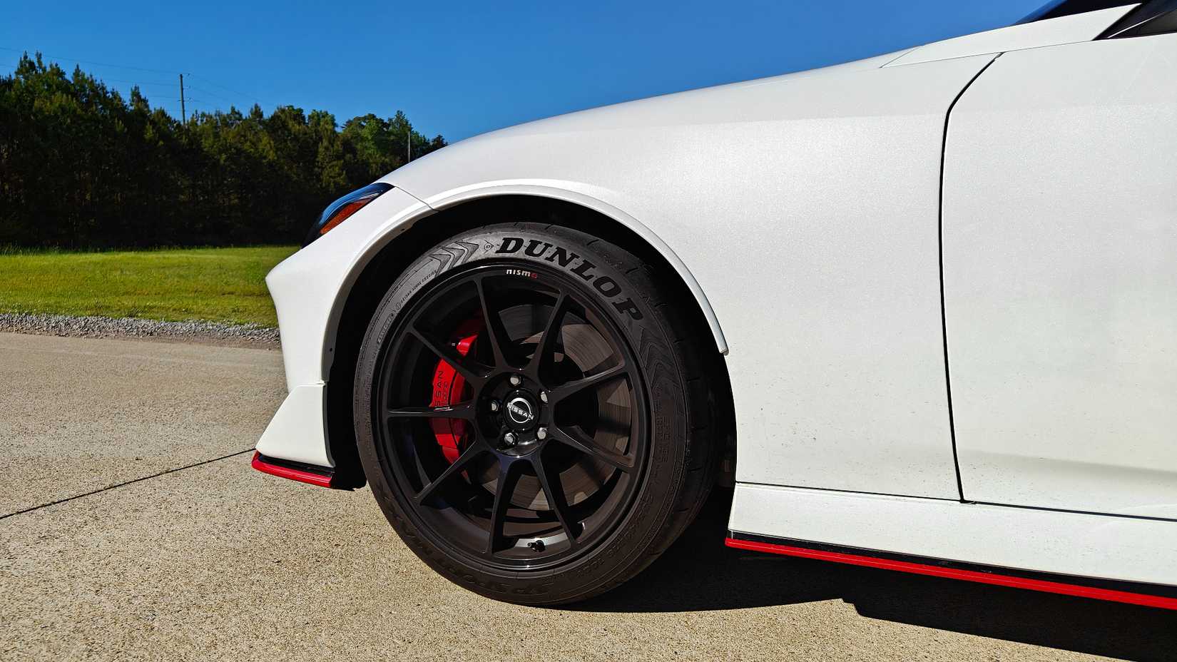 2024 White Nissan Z Nismo Dunlop Tires