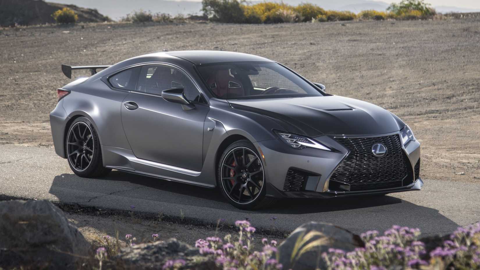 Gray Lexus RC F Track Edition