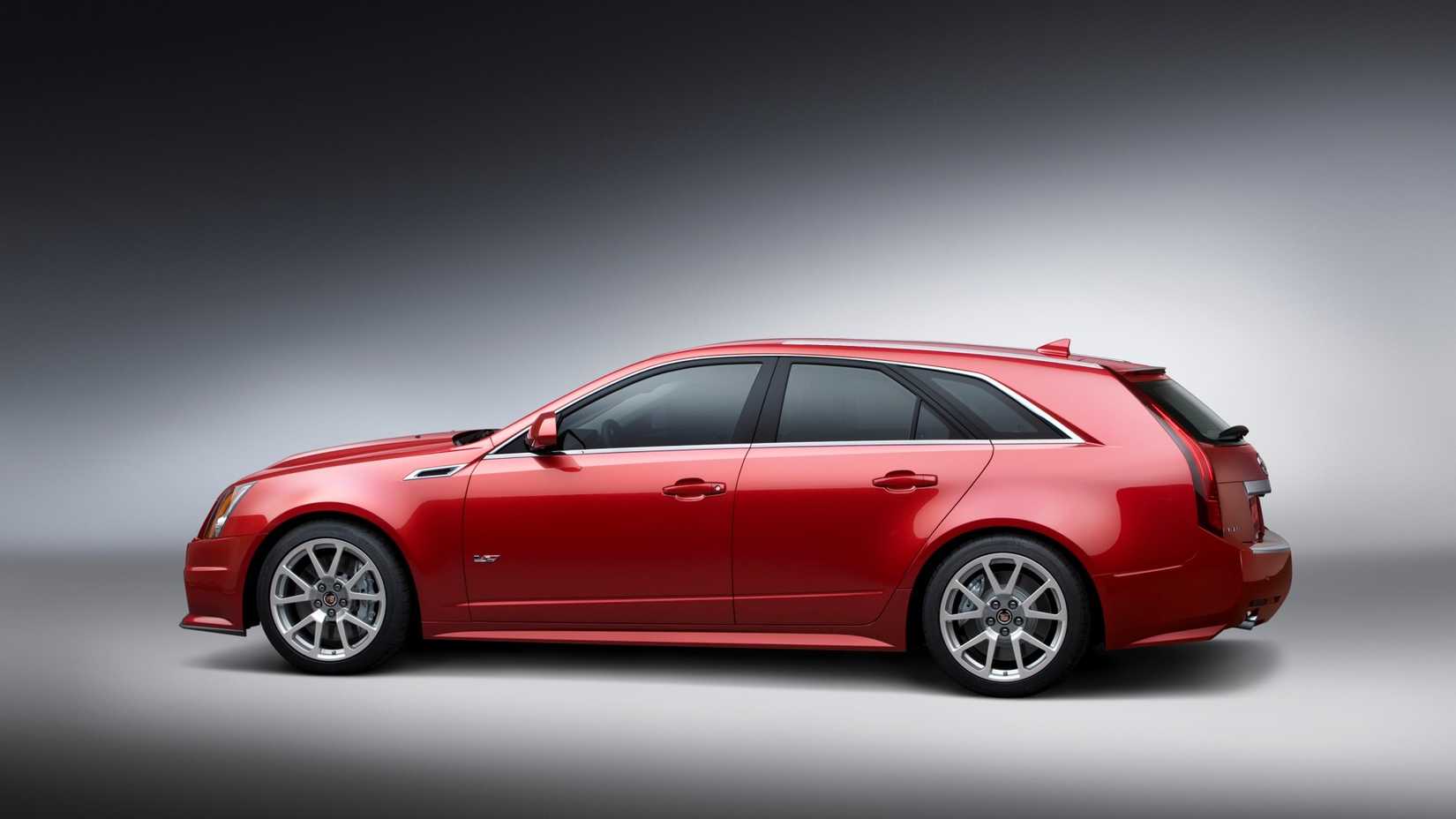 Side shot of a Cadillac CTS-V wagon
