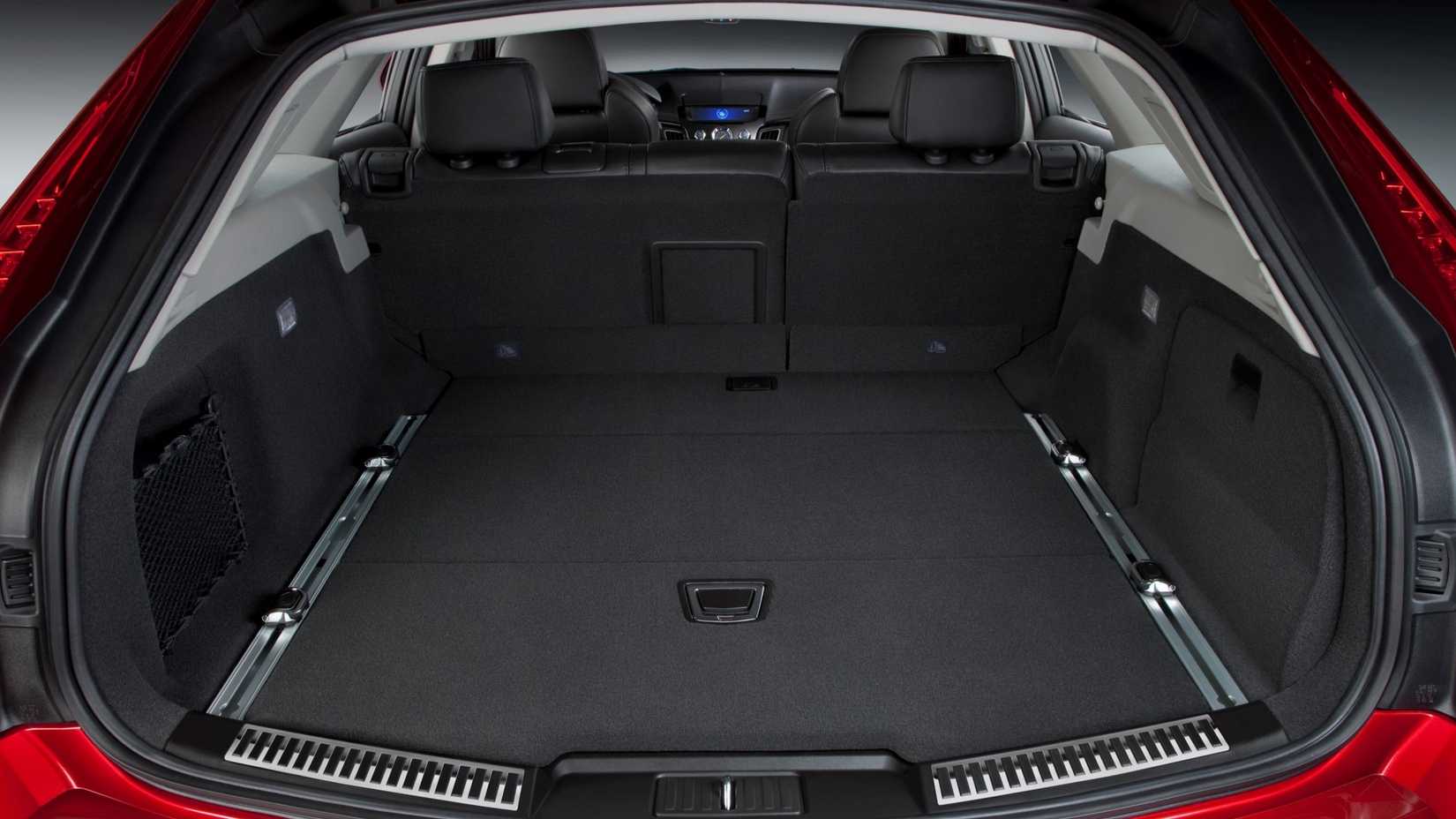 Shot of a Cadillac CTS-V wagon's trunk space