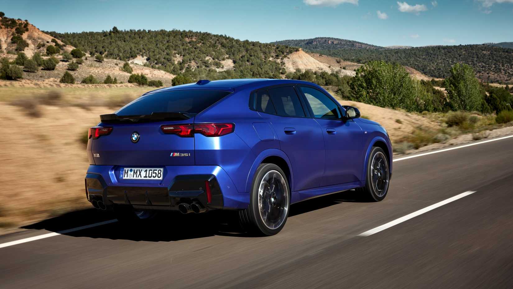 2024 BMW X2 Rear Three Quarter