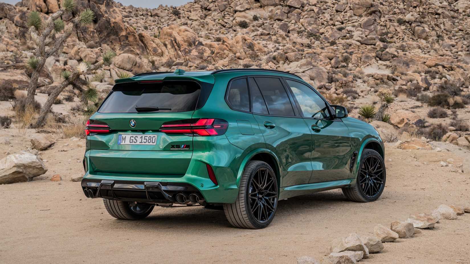2024 BMW X5 M Rear Three Quarter