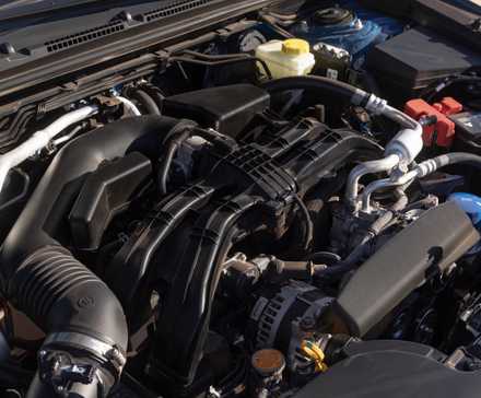 Compartimento do motor do Subaru Crosstrek Wilderness 2024