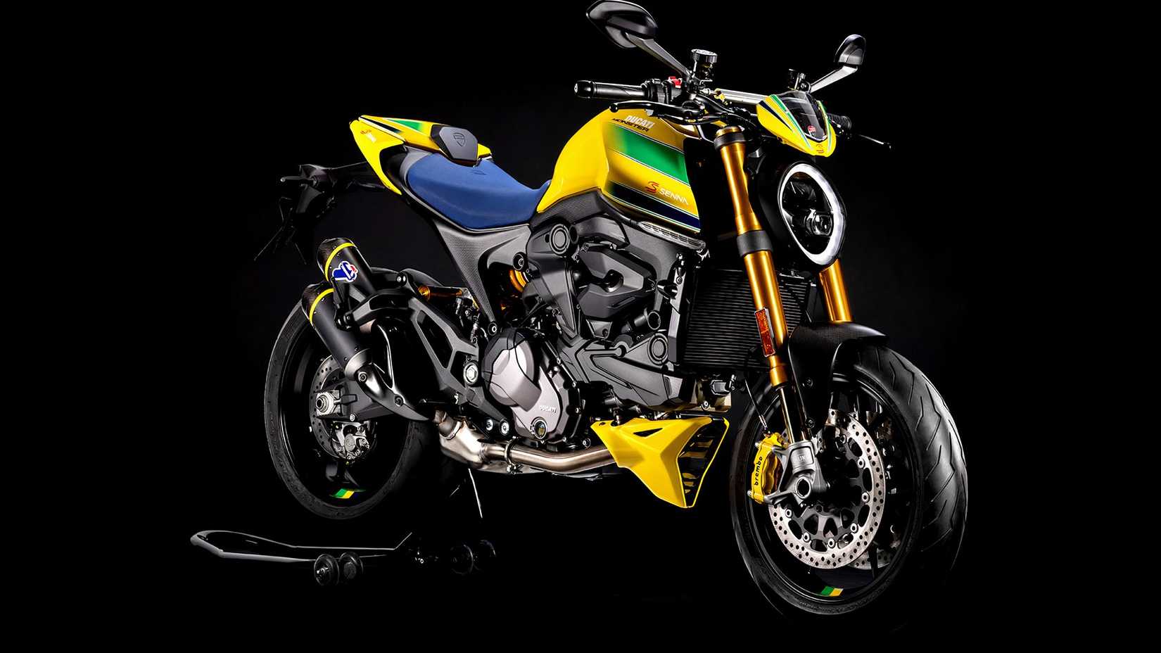 2025 Ducati Monster Senna Third Quarter