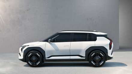 Perfil lateral 2025 Kia EV3
