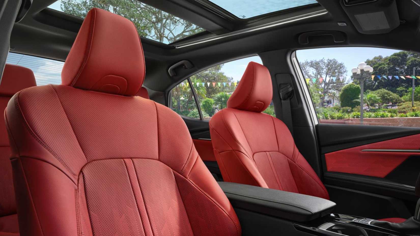 Bancos dianteiros do Toyota Camry