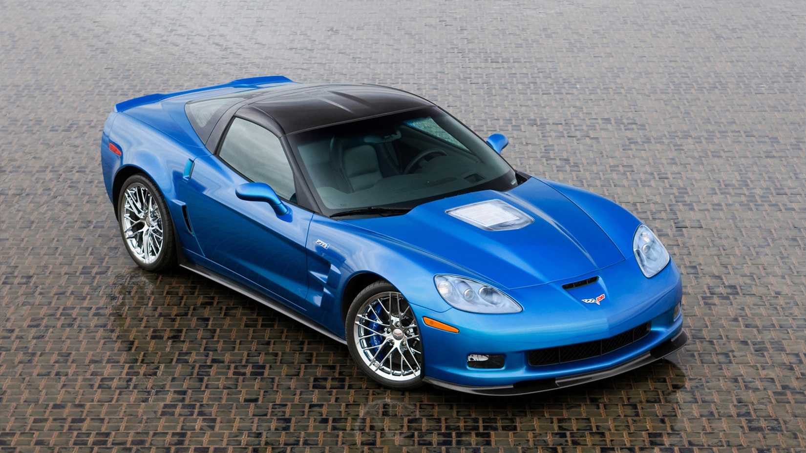 2009 blue Chevrolet Corvette ZR1