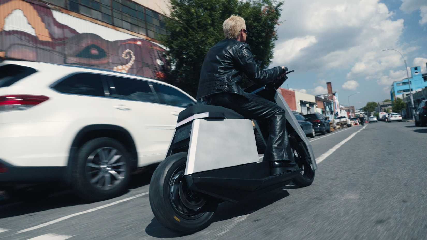 Meet The Cybertruck-Like Electric Scooter: The Infinite Machine P1