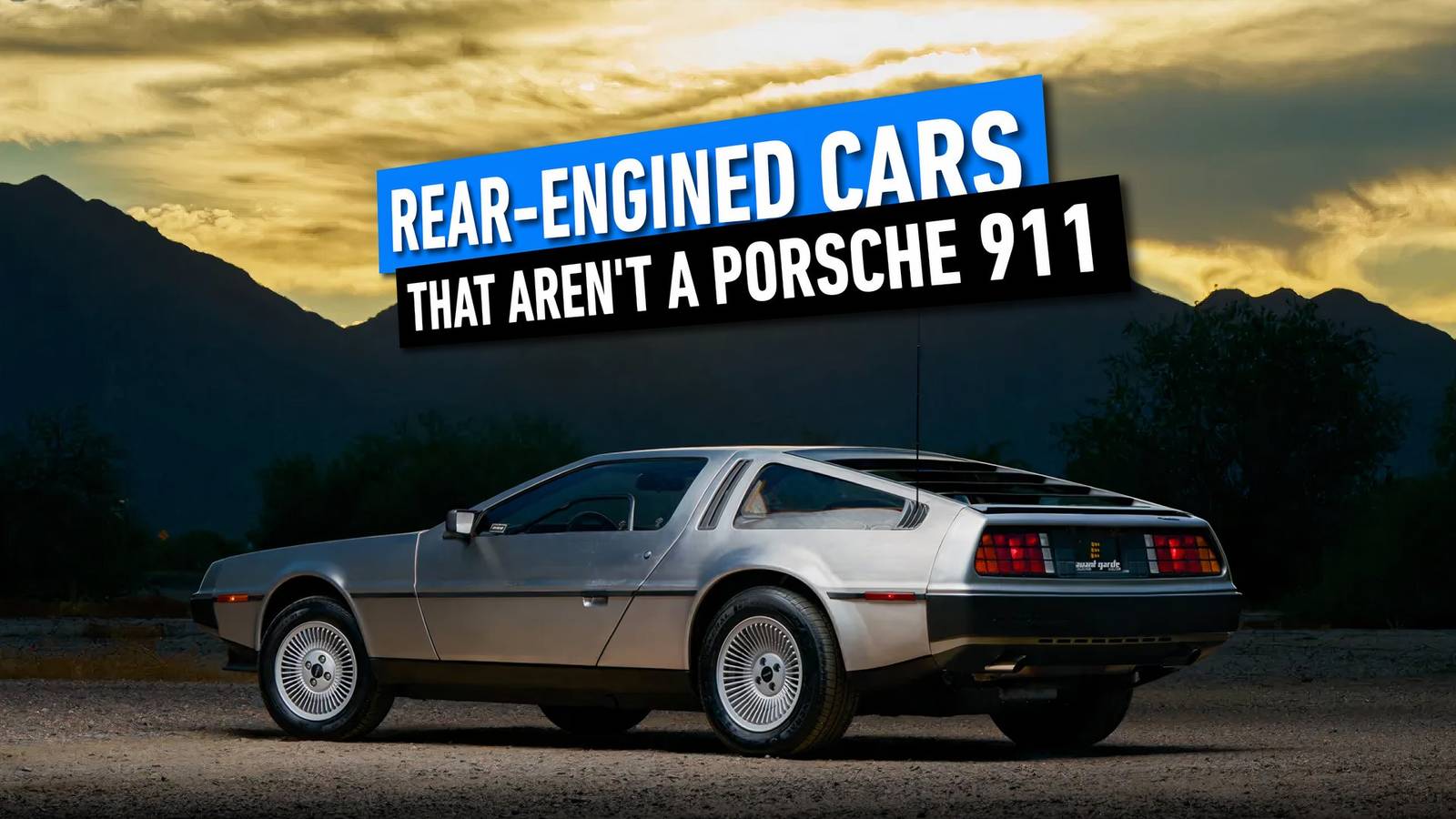 Cheapest Rear Engine Car 10 Rear-Engined Cars That Aren't A Porsche 911