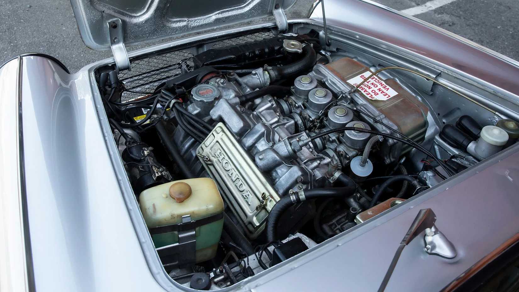 1968 Honda S800 Coupe Engine Bay