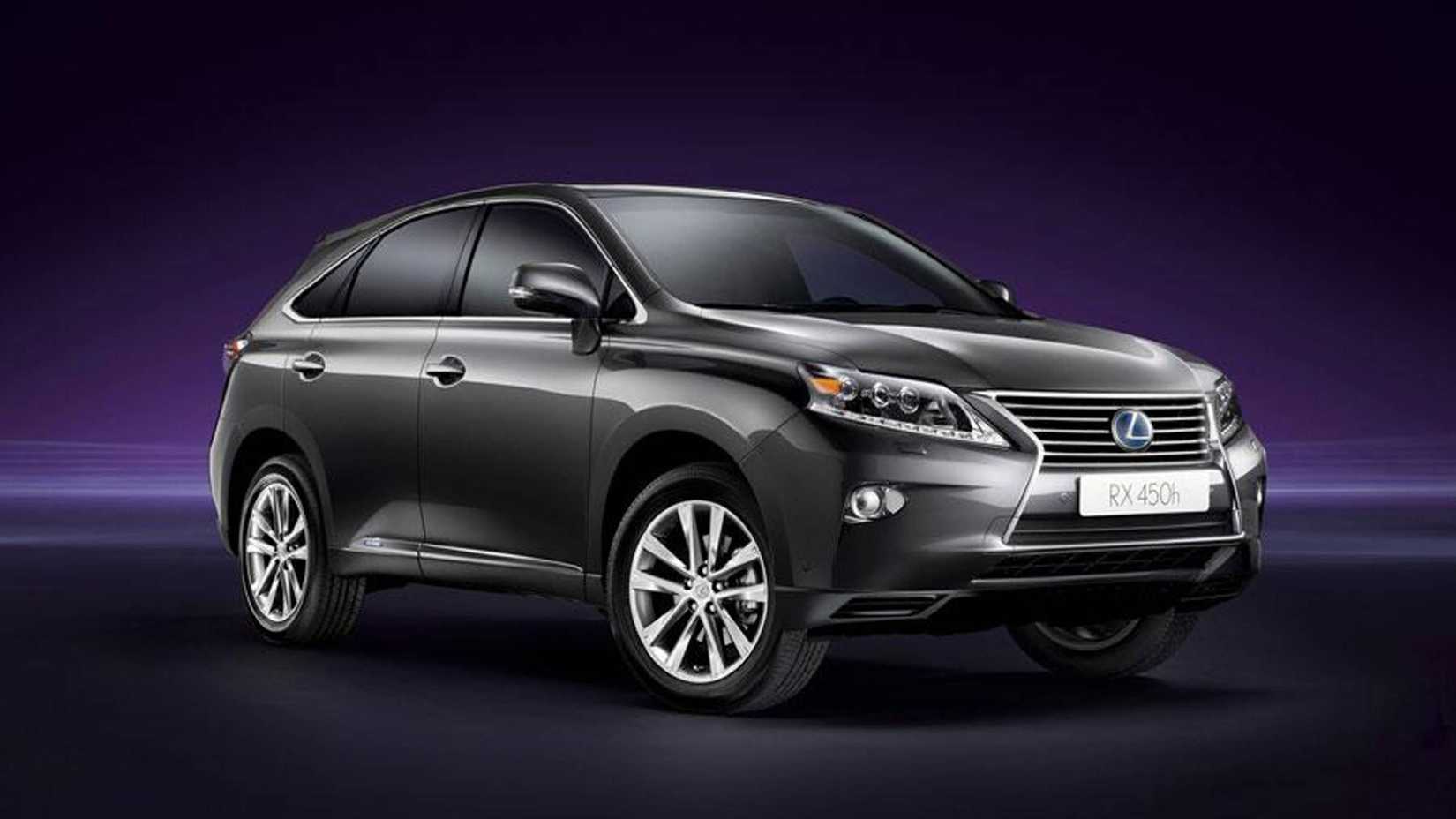 A Gray 2013 Lexus RX Hybrid In The Studio