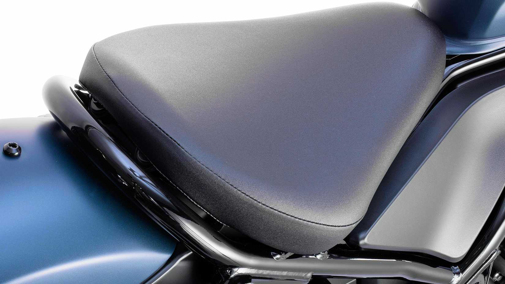 2020 Honda Rebel 500 saddle close-up detail