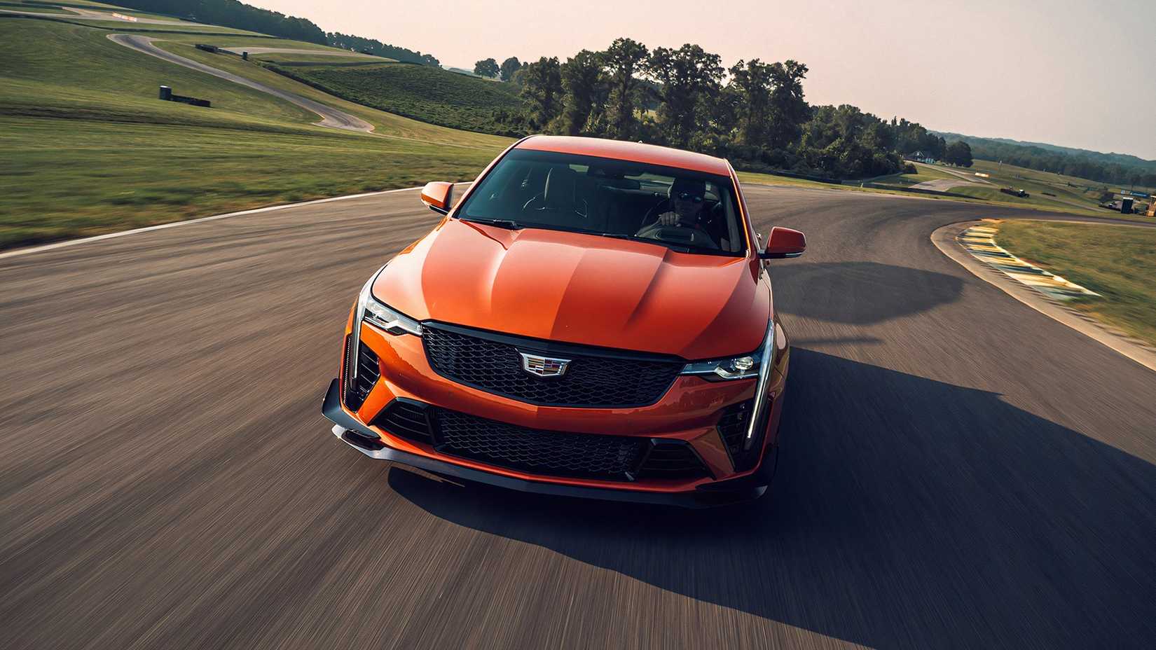 Driving the Orange 2023 Cadillac CT4-V Blackwing