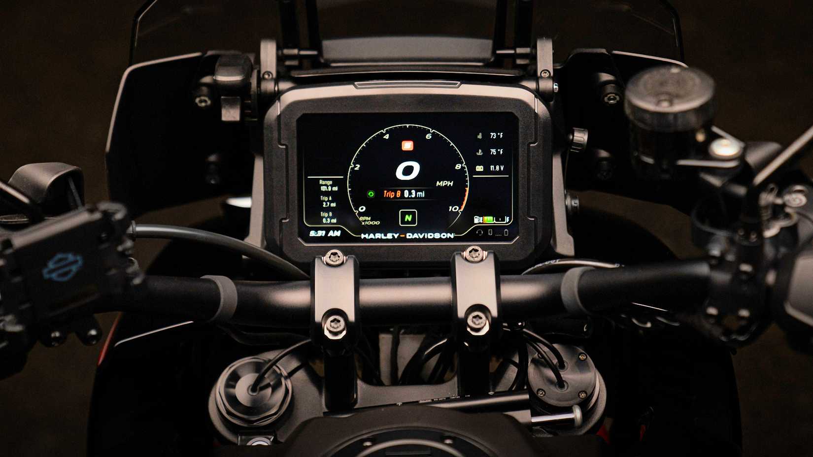 2024 Harley-Davidson CVO Pan America TFT display close-up detail