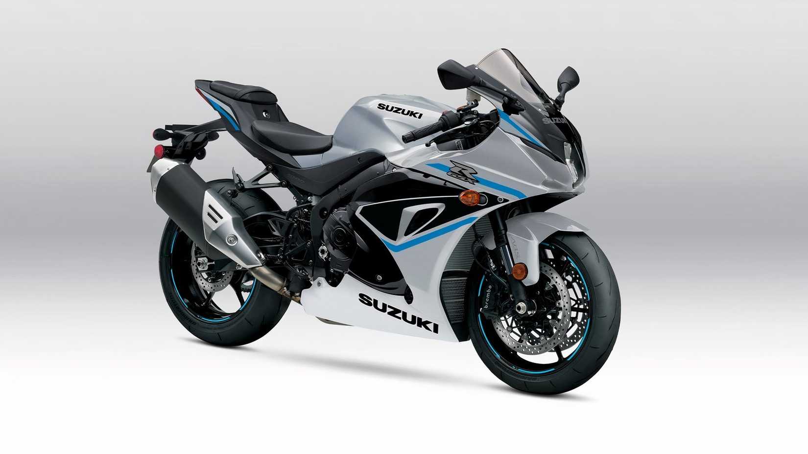 2025 Suzuki GSX-R1000 cinza foto de estúdio