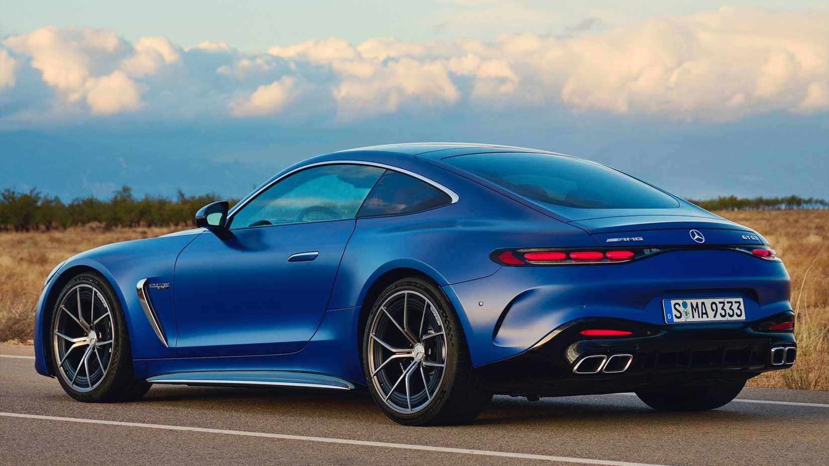 2025 blue Mercedes-AMG GT63 