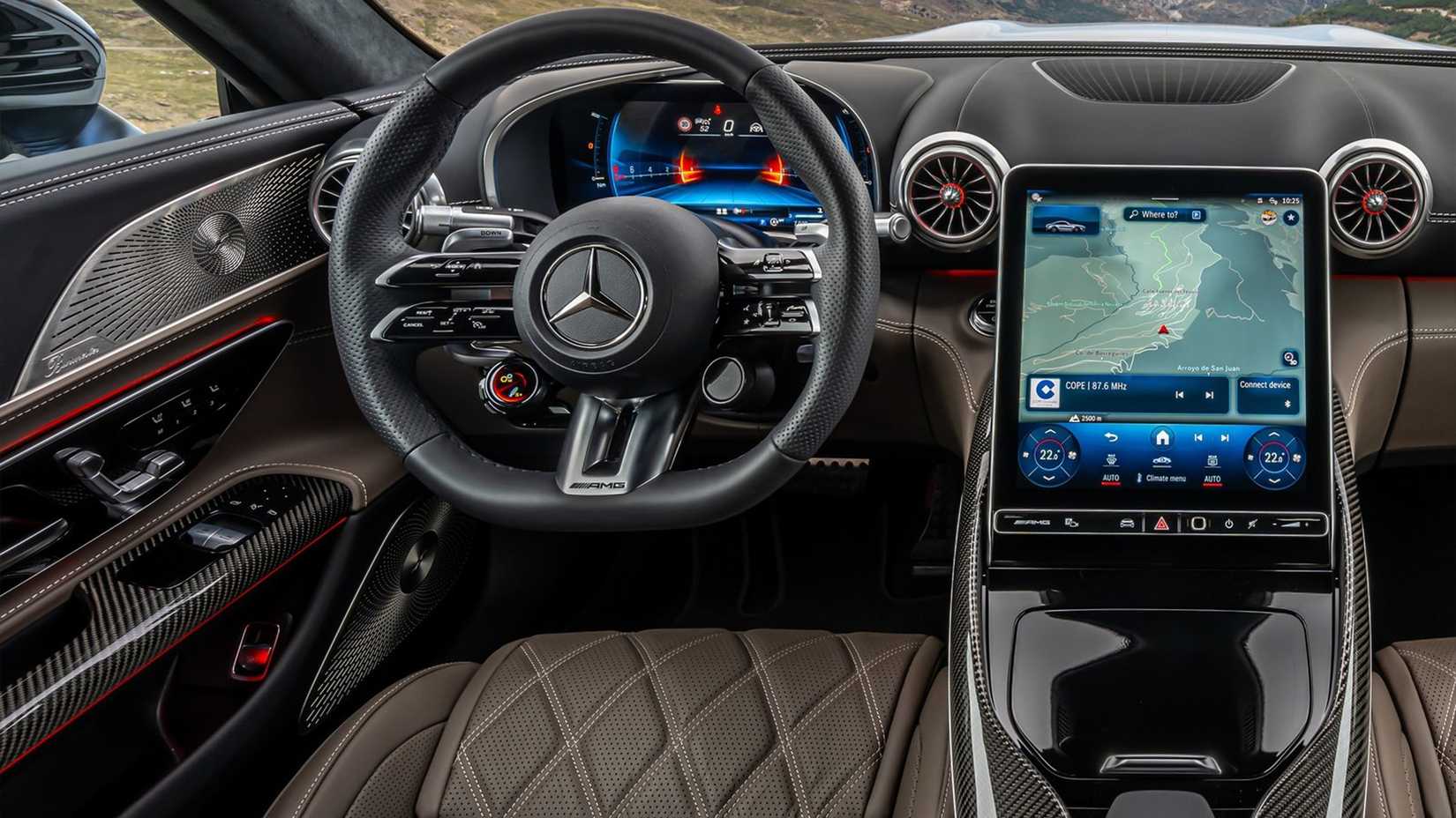 2025 Mercedes-AMG GT 63 interior showing cockpit