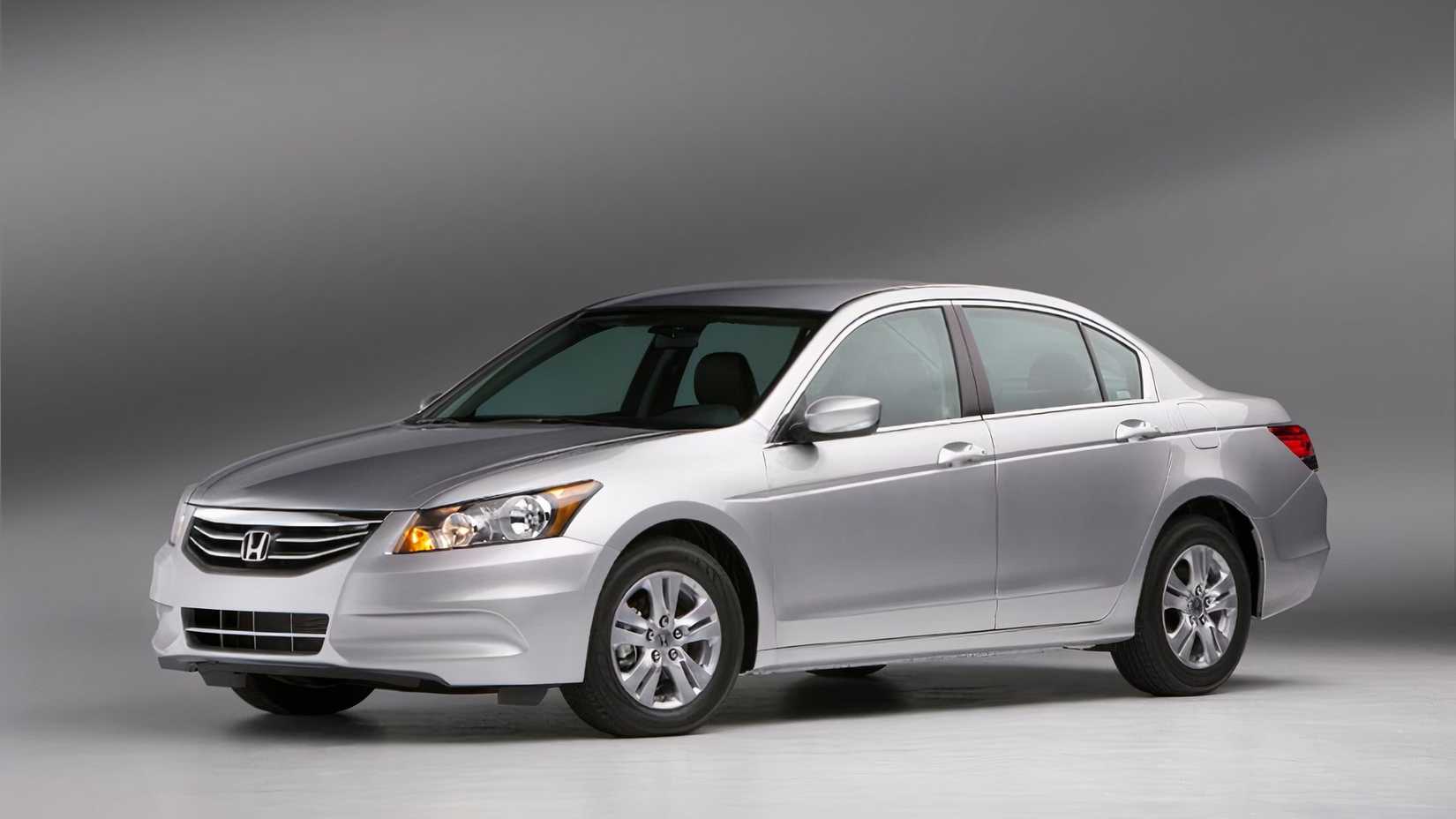 2012 Honda Accord In silver Posing in studio