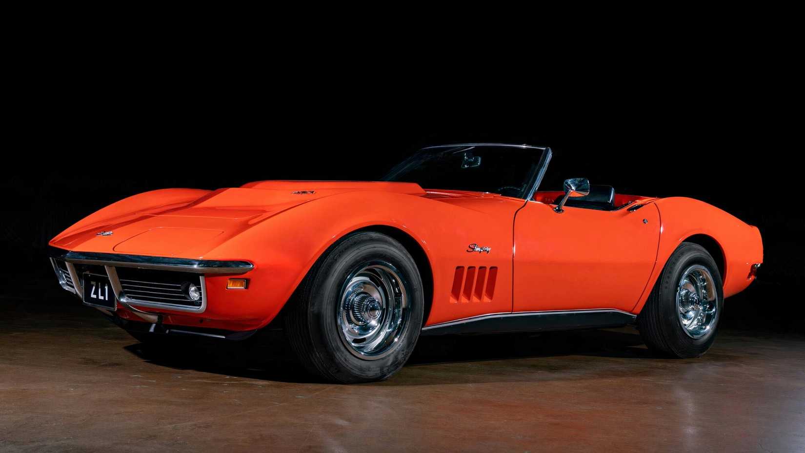 3/4 Side view of 1969 Chevrolet Corvette ZL-1