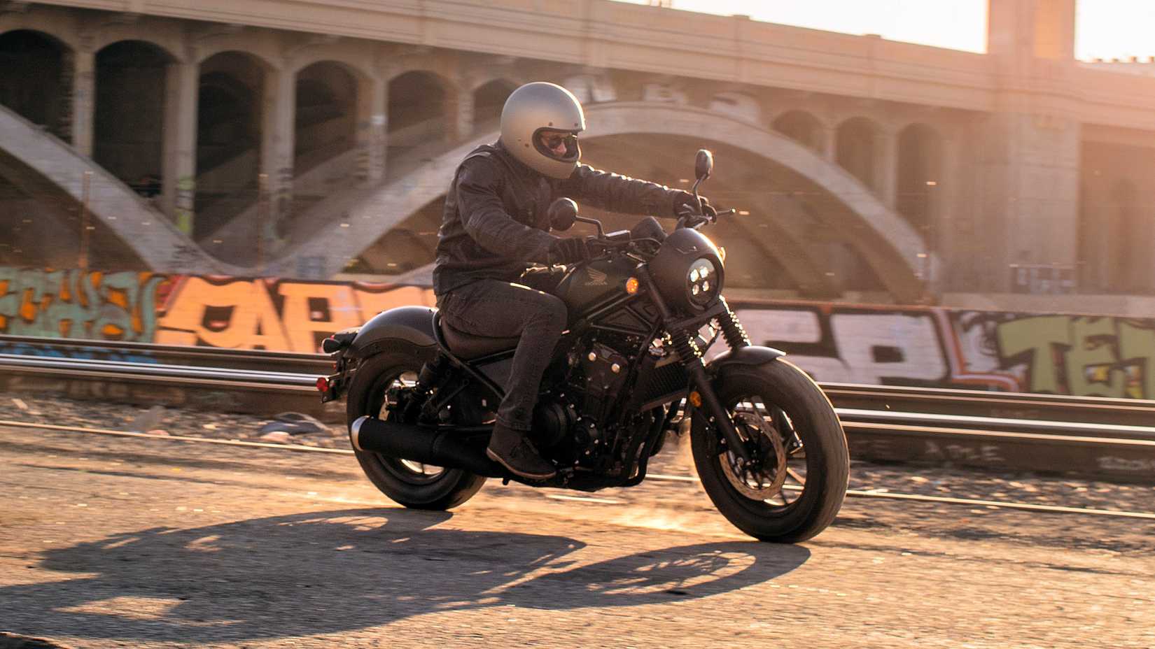Rider on a 2020 Honda Rebel 500
