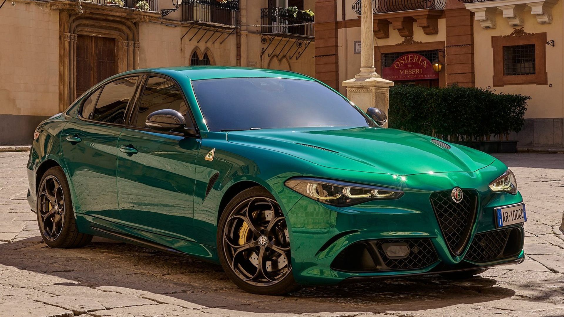 2024 green Alfa Romeo Giulia Quadrifoglio