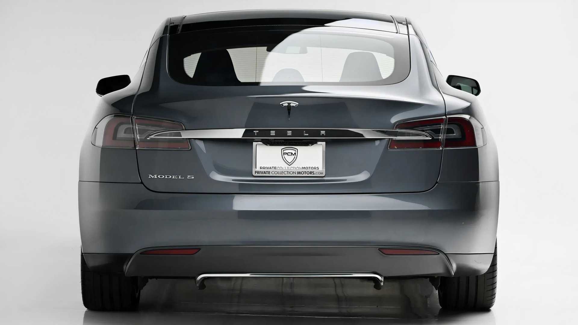 Tesla S Rear Here's How Much A 10-Year-Old Tesla Model S Is Worth Today