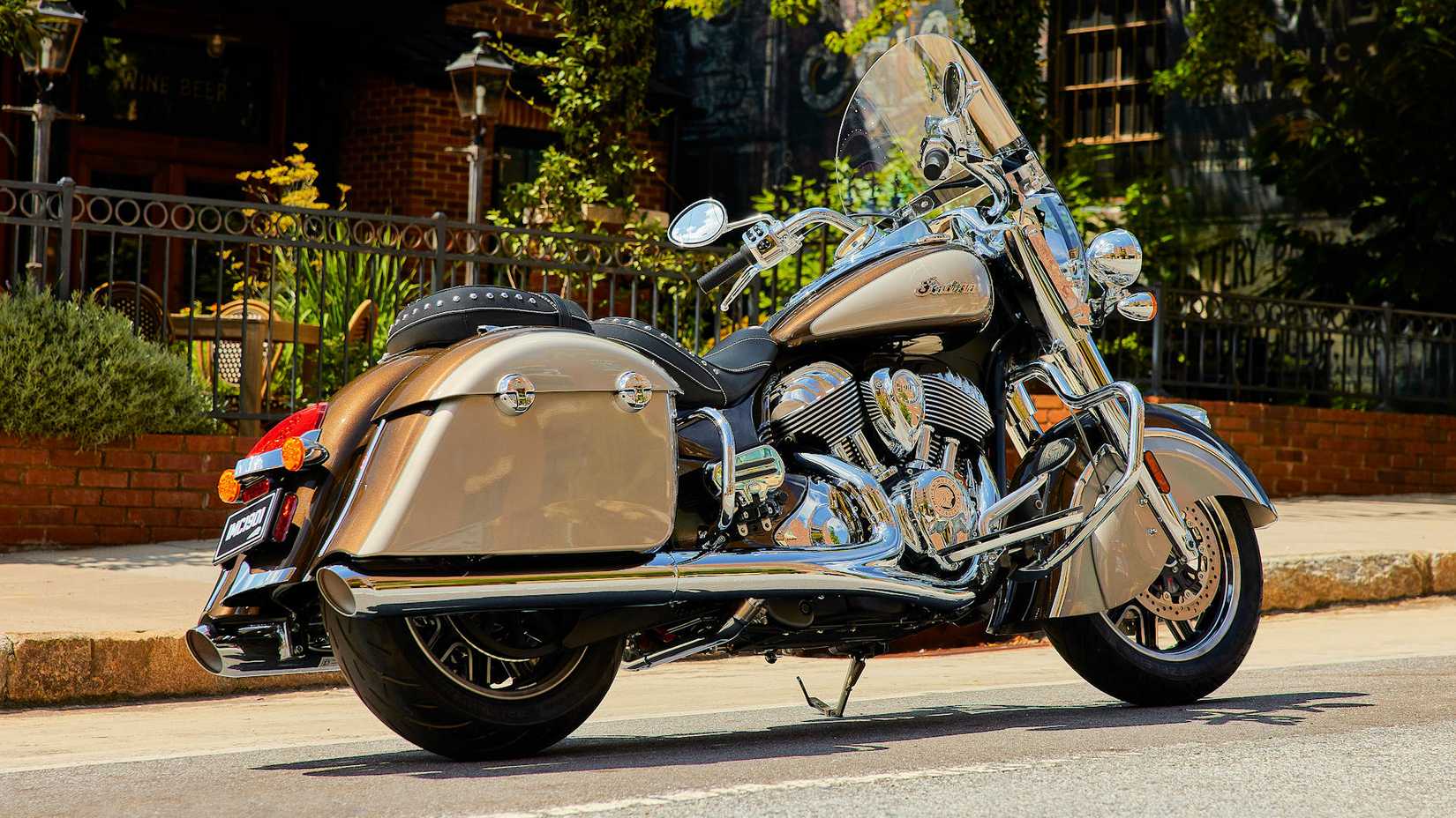 2026 Indian Springfield static rear quarter shot