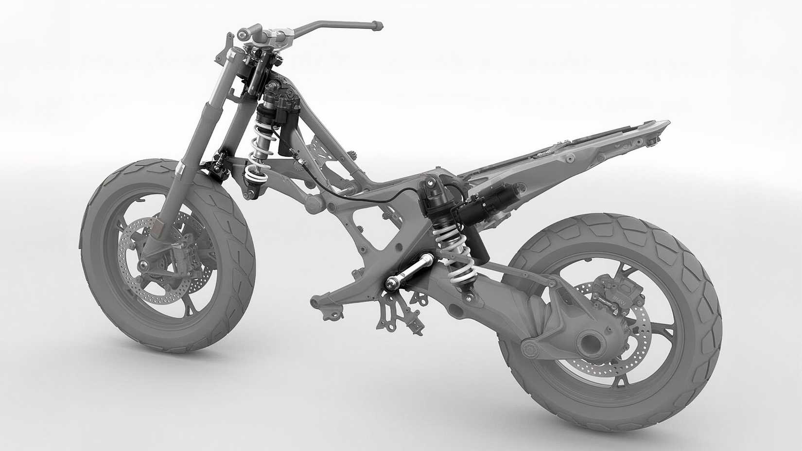 2024 BMW R 1300 GS novo design de suspensão Evo