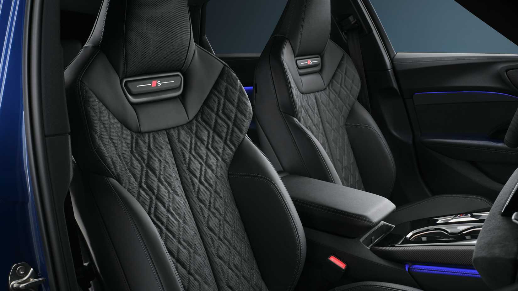 2025 Audi S5 Interior shot showing front seats