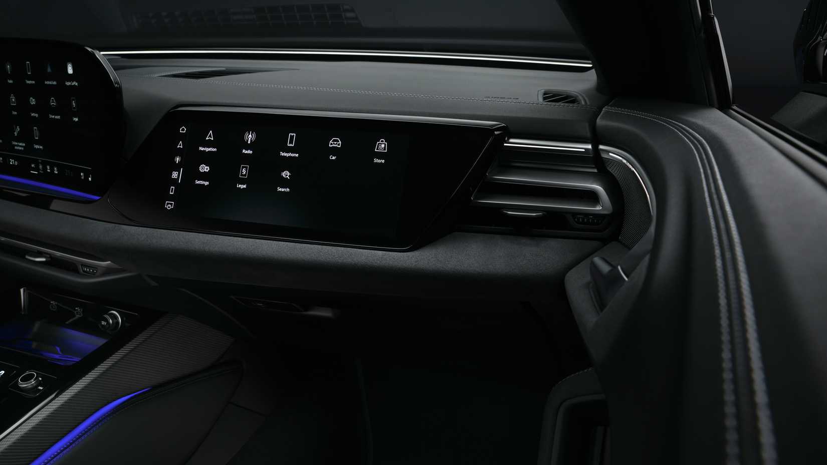 2025 Audi S5 Interior shot showing the front cabin