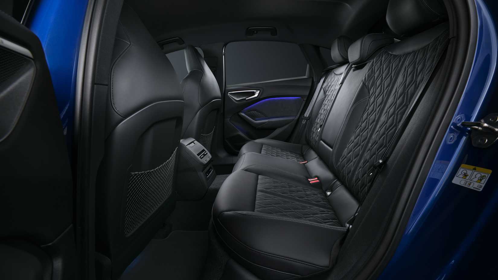 2025 Audi S5 Interior shot showing rear seats