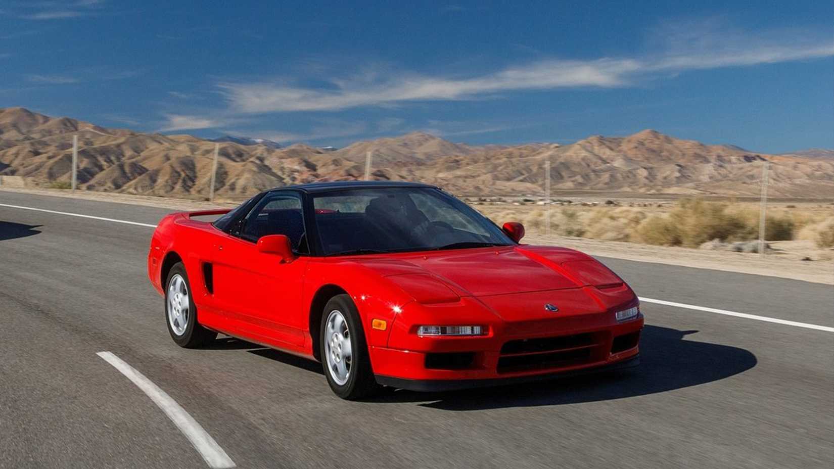 1991 red Acura NSX