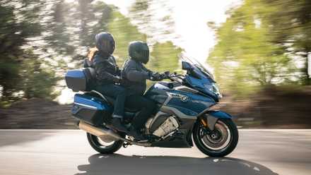 2025 BMW K1600 GTL accelerating side profile view