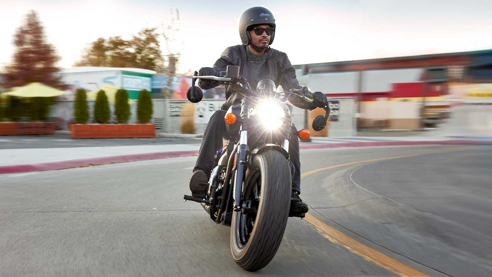 Rider on a 2025 Indian Scout Bobber