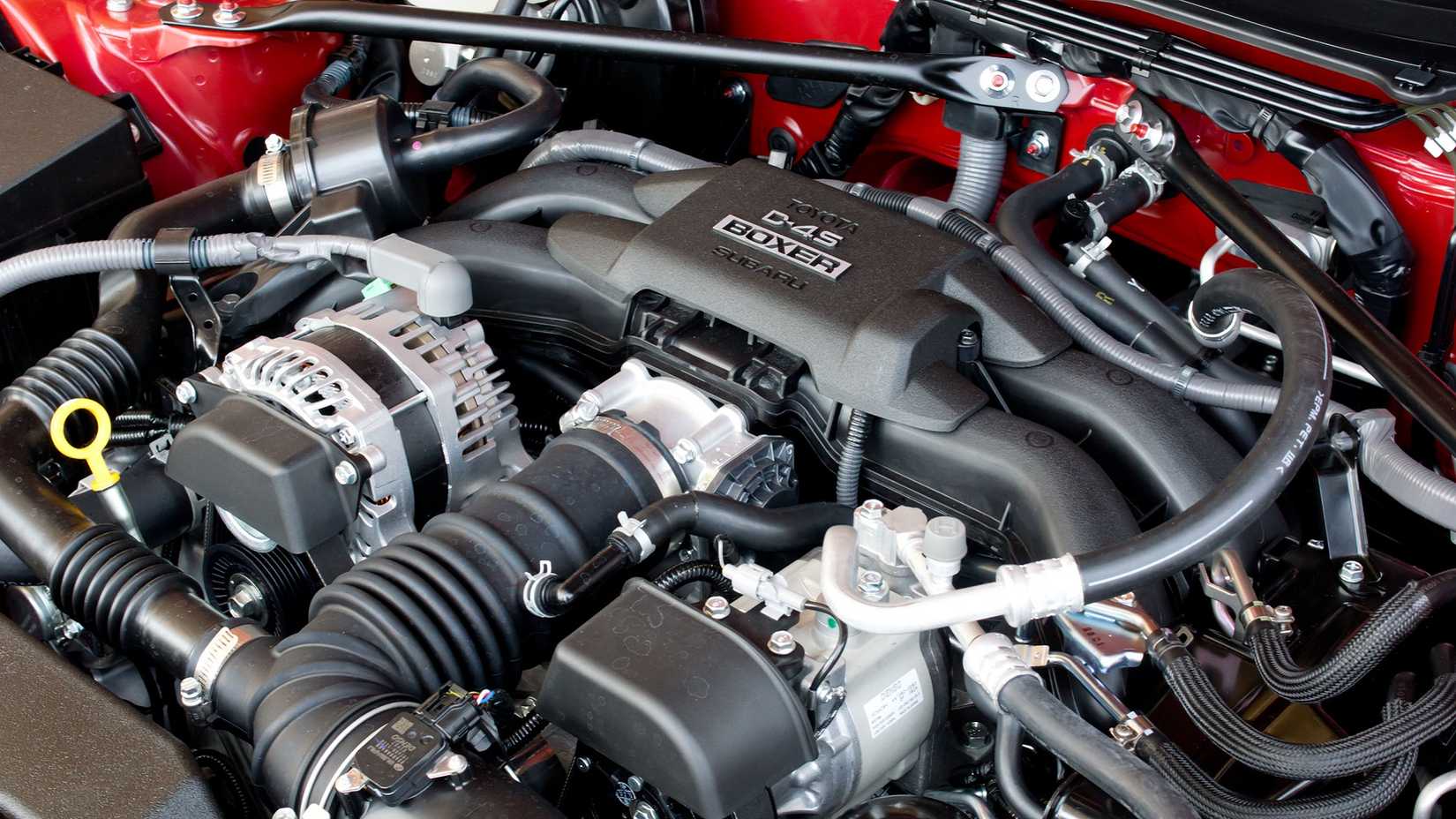 Compartimento do motor do Toyota 86 2020