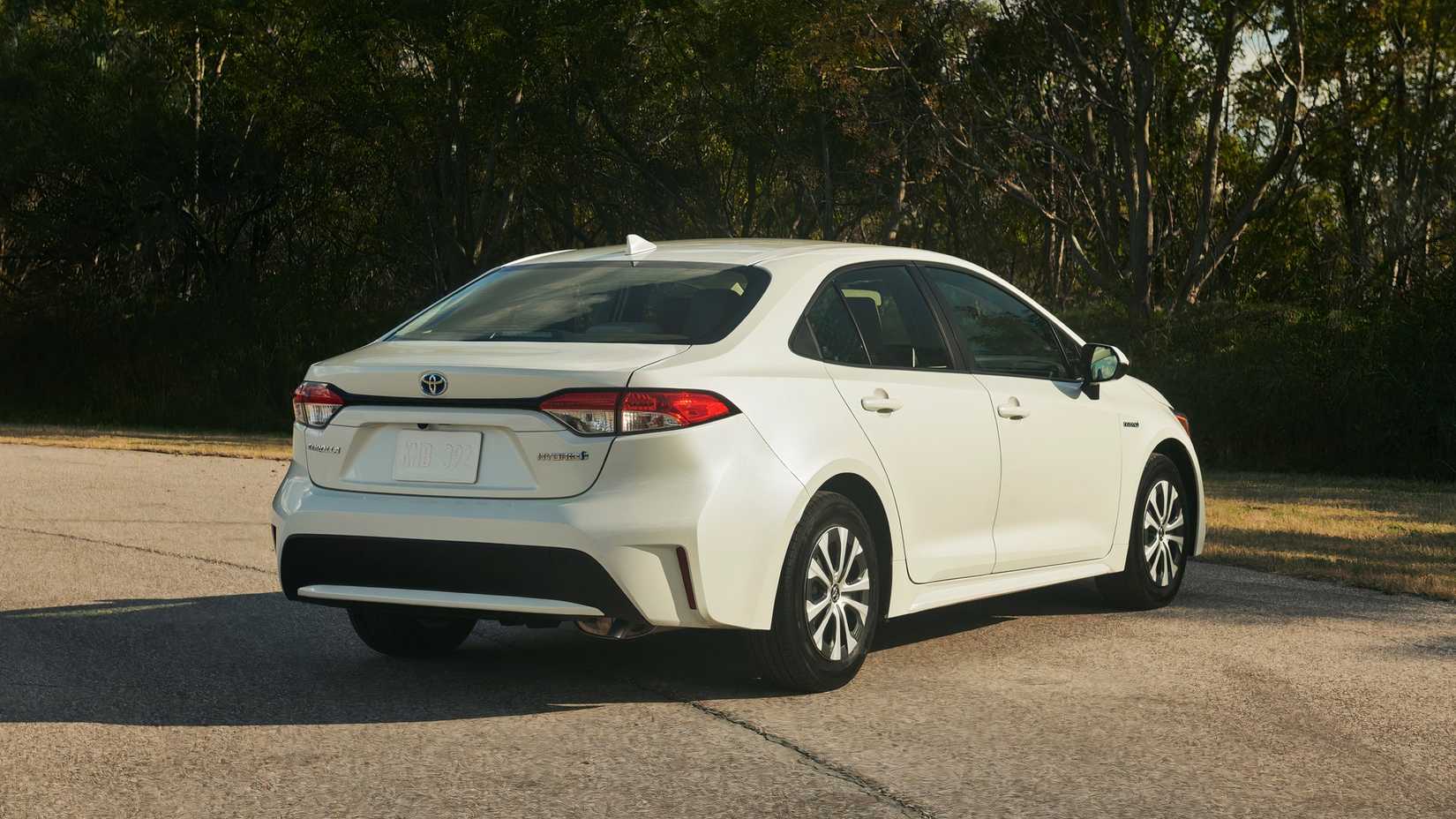 2022 Toyota Corolla Hybrid parked outdoors