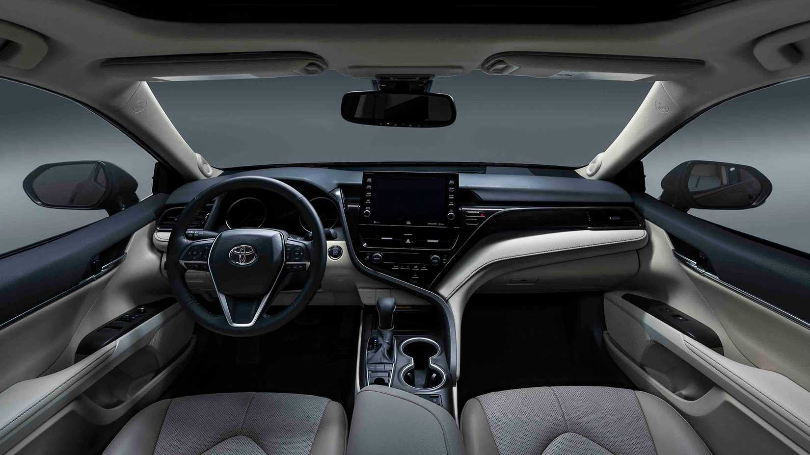 Interior shot of a 2022 Toyota Camry