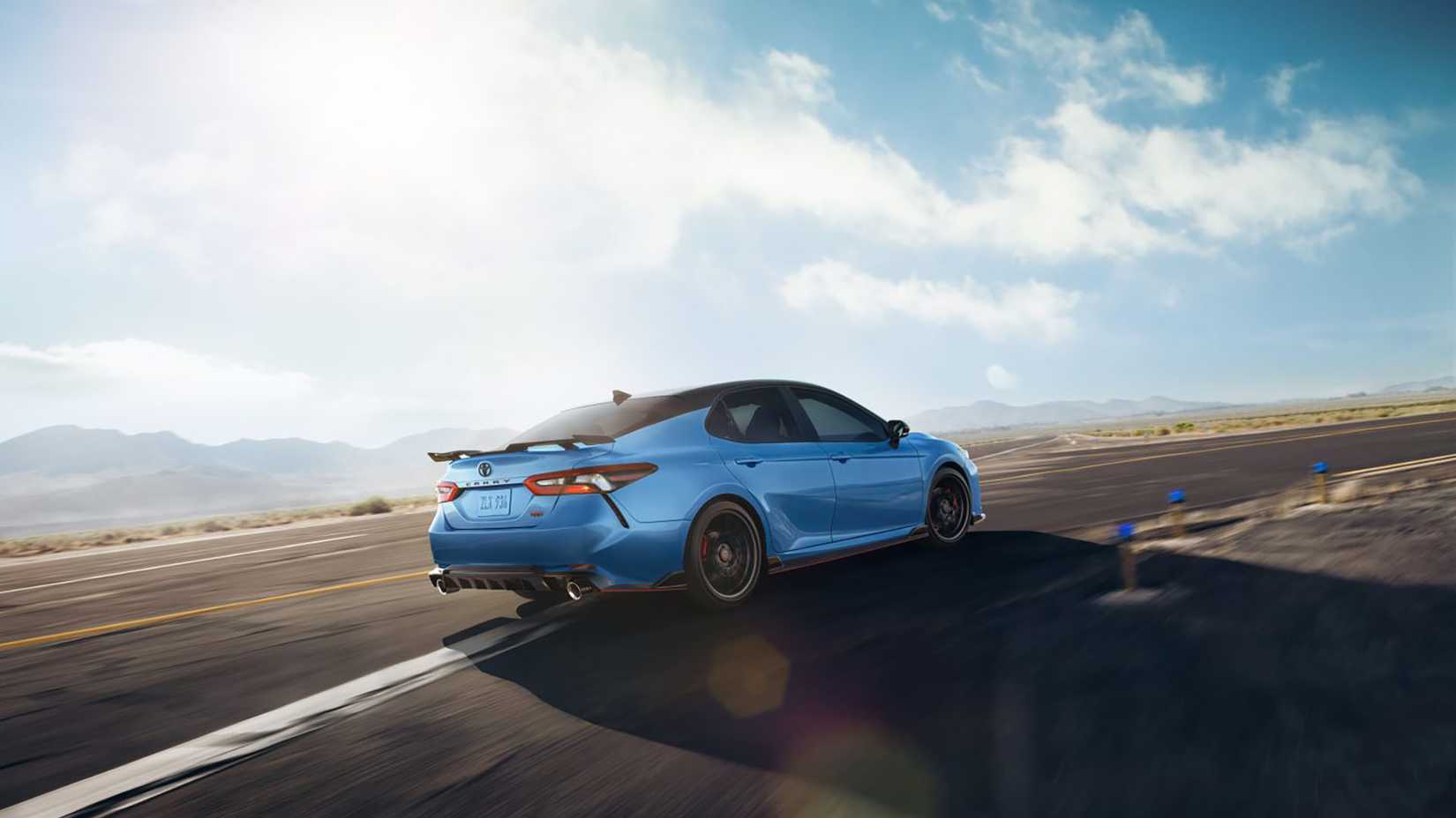 blue 2022 Toyota Camry