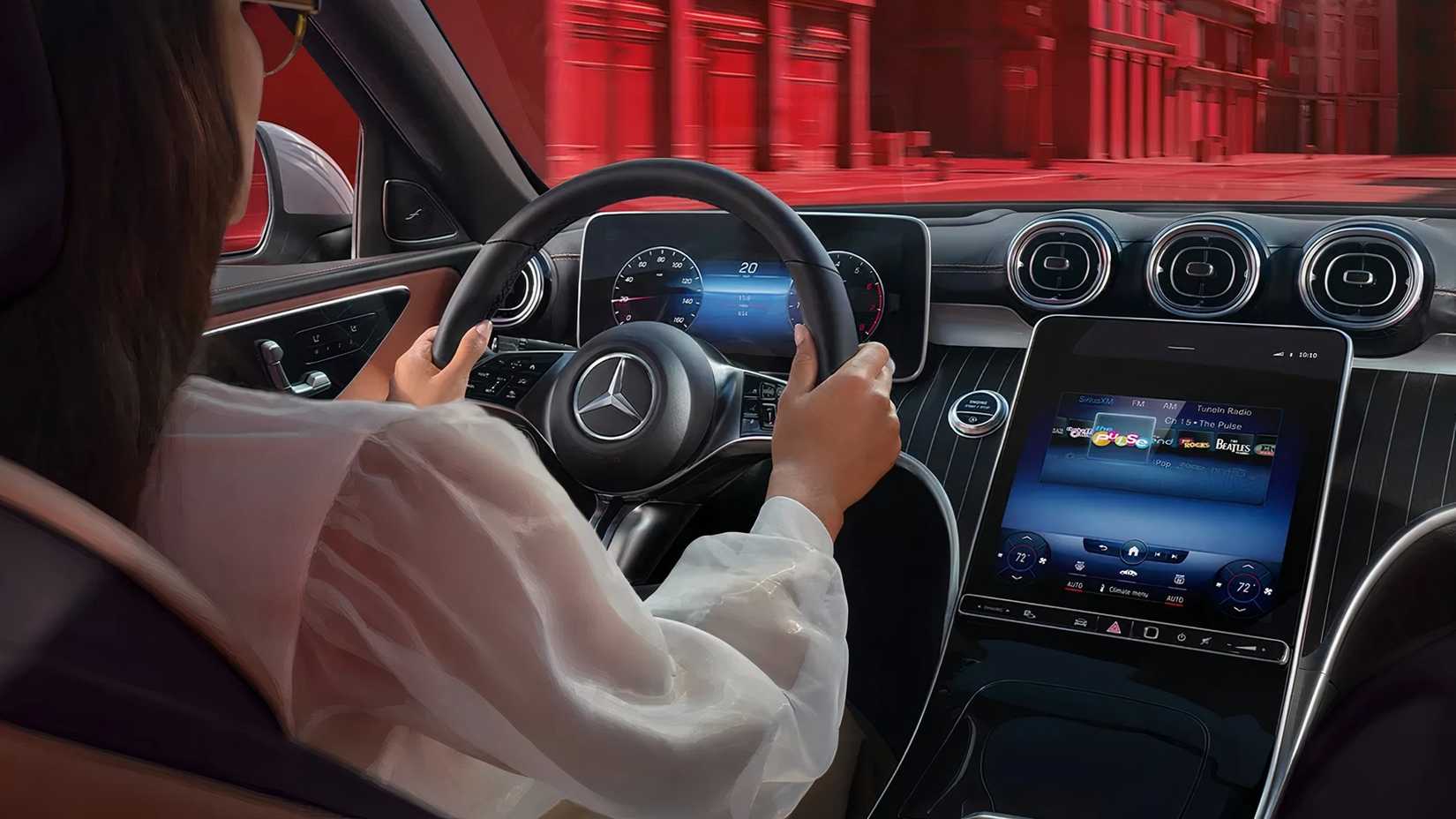 The 2024 Mercedes-Benz C-Class interior. 