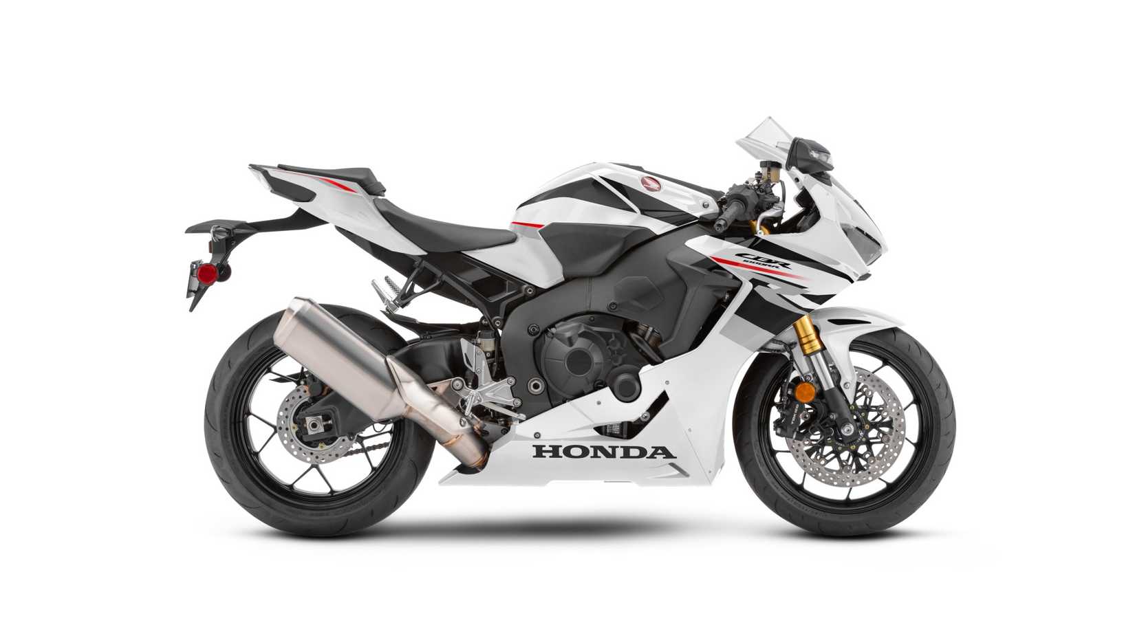 Vista lateral do perfil lateral da Honda CBR1000R 2025