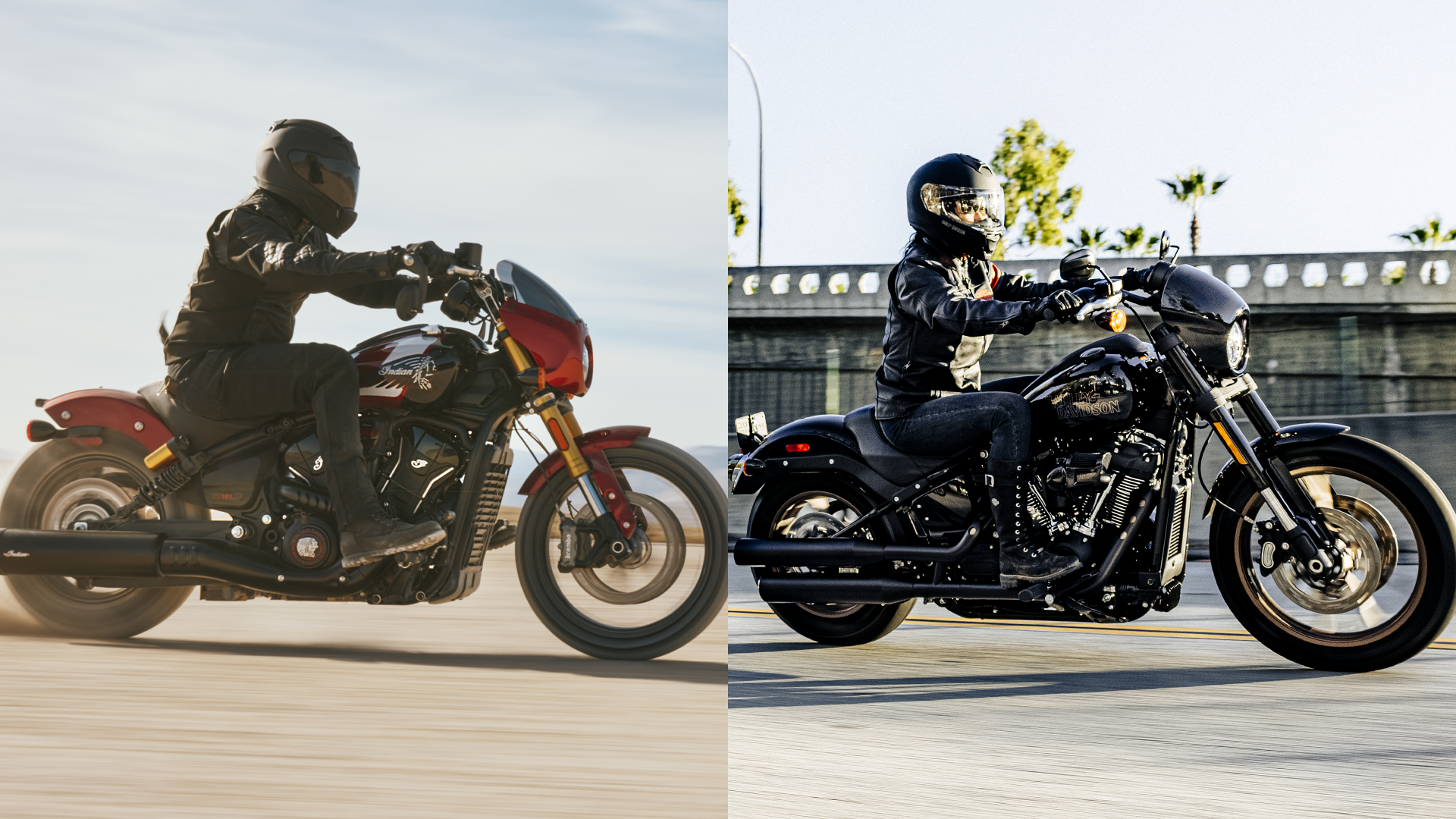 Indian 101 Scout vs Harley-Davidson Low Rider S 2