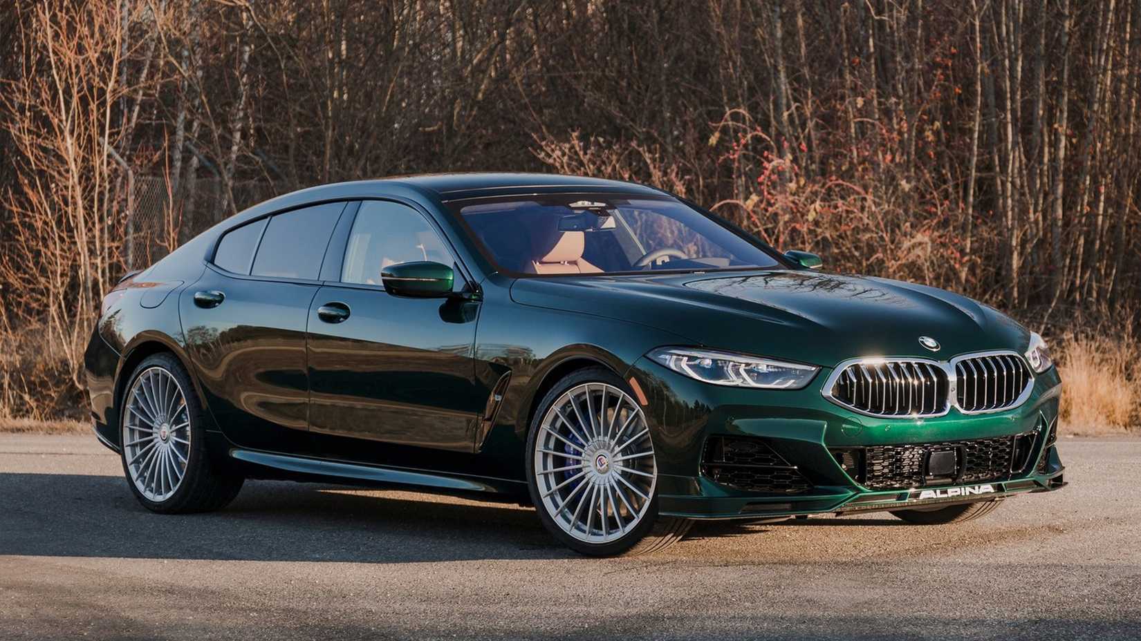 2024 green Alpina B8 Gran Coupe