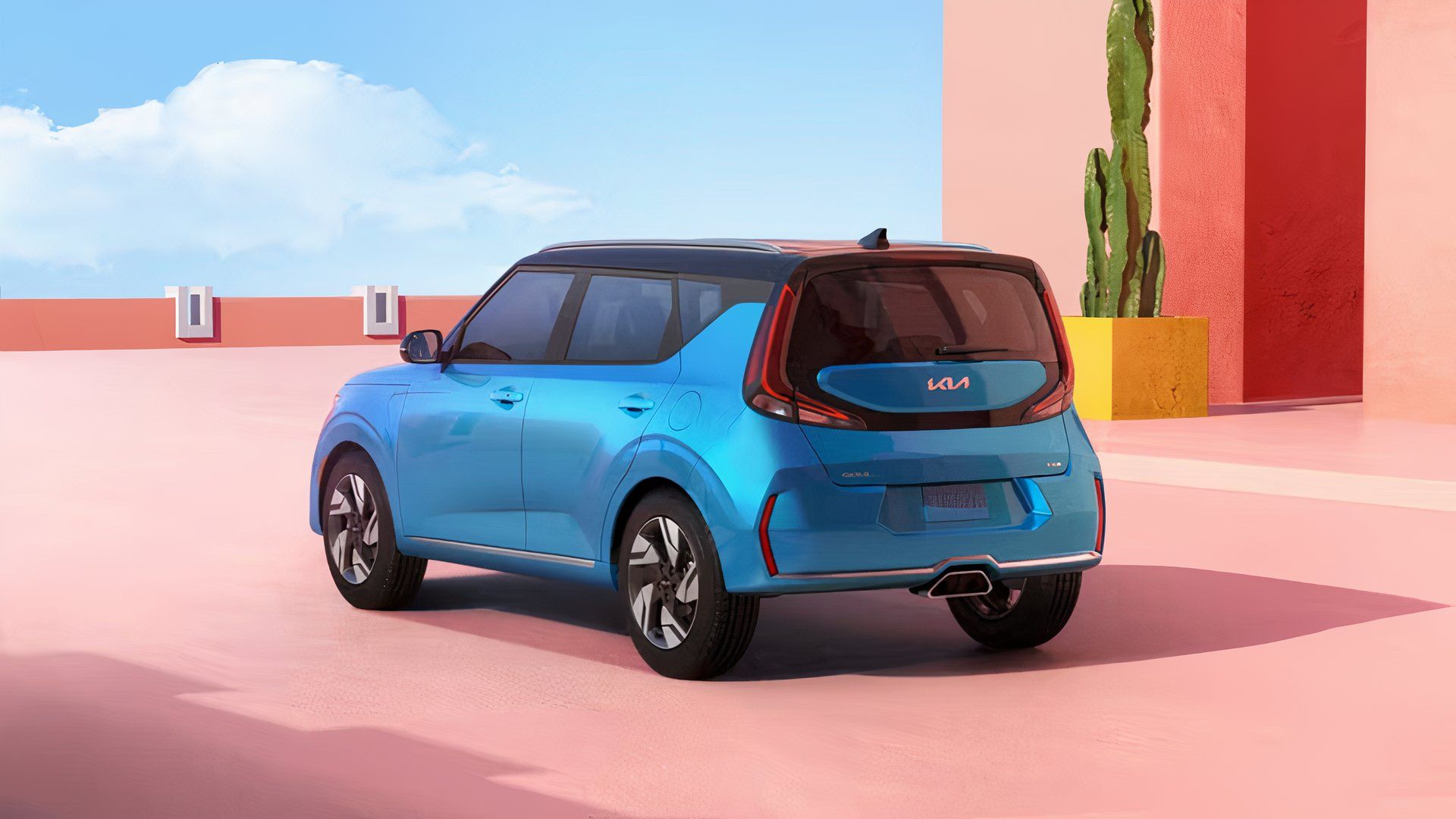 Kia Soul traseira 3/4 exterior