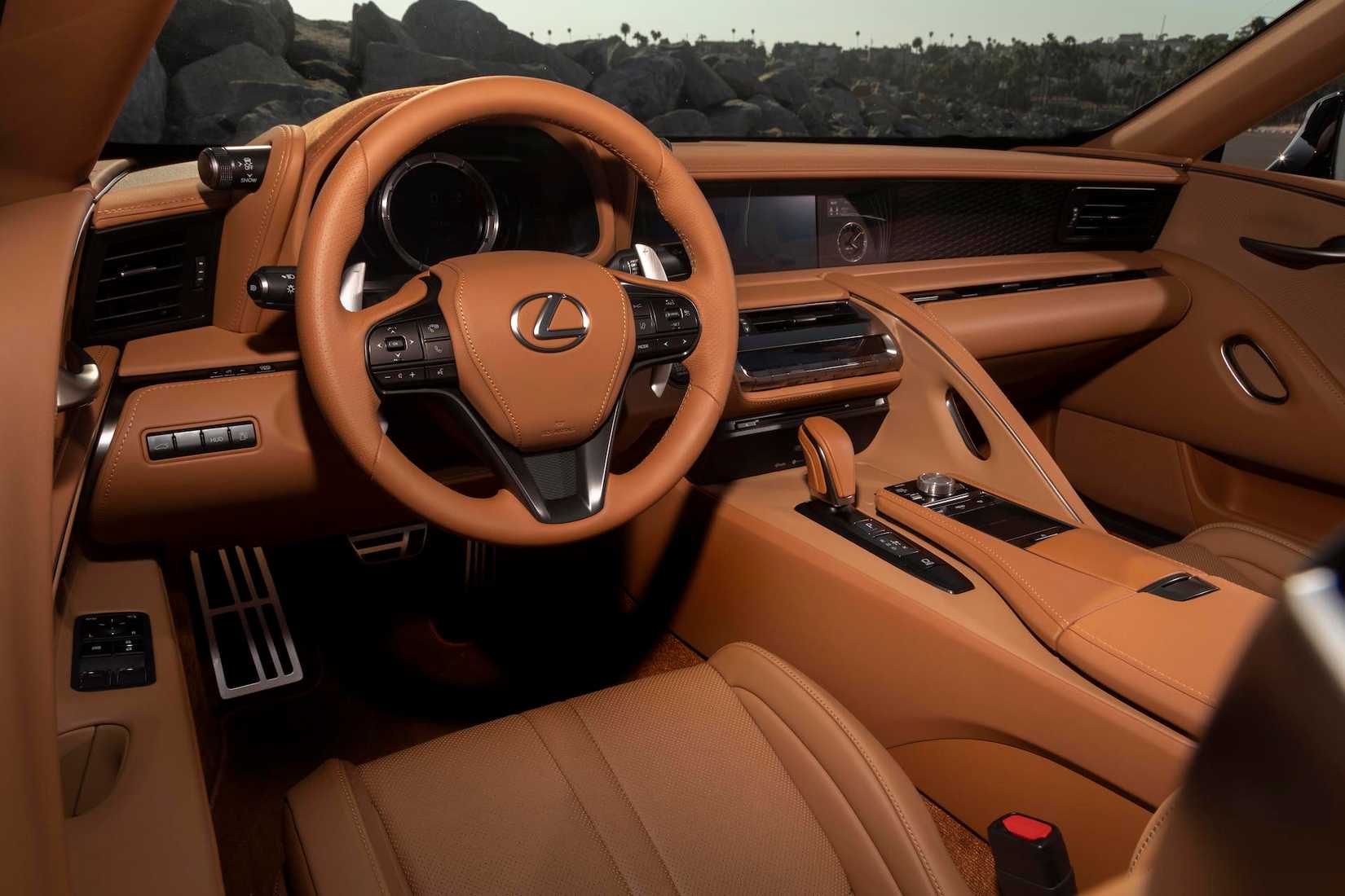 Lexus LC500 Convertible Interior