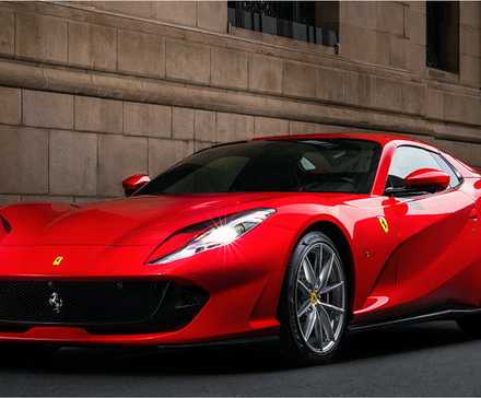 3/4 Front view of 2024 Ferrari 812GTS